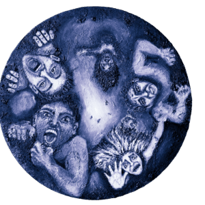 The World Upside Down. Blue.