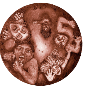 The World Upside Down. Brown.